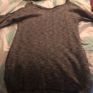 Boat neck light grey dress with pockets!!